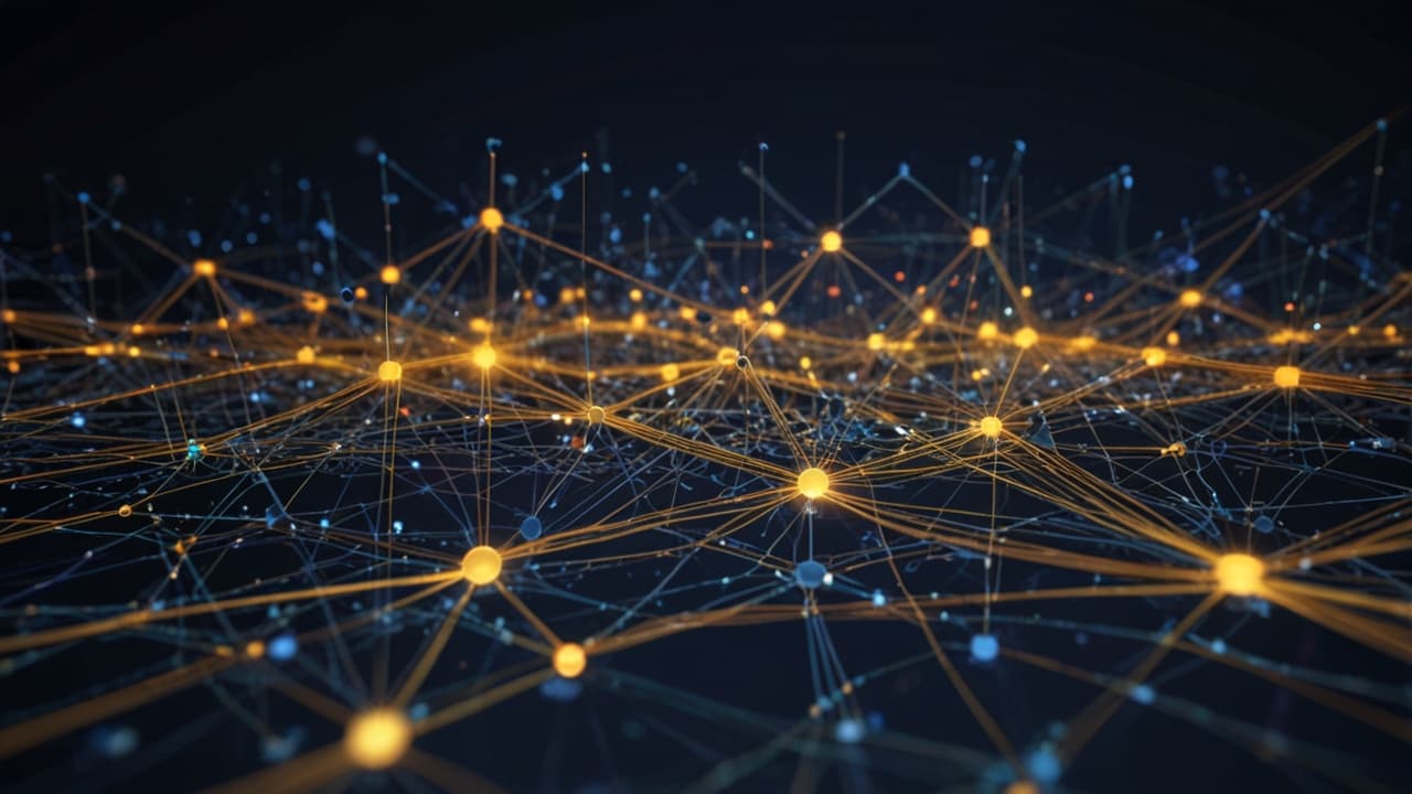 Network visualization showing IDIQ vehicle connecting multiple federal agencies