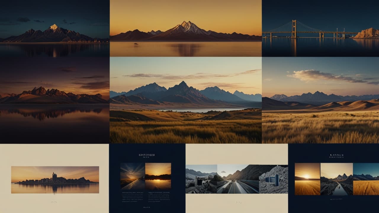 Portfolio grid showcasing completed federal contract deliverables